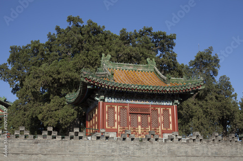 One Beautiful Pavilion in Beihai Park  Beijing  China