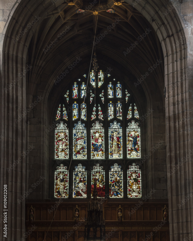 Newcastle Cathedral, Cathedral Church of St Nicholas Stained Glass