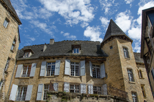 Rue de Sarlat-la-Canéda dans le Périgord Noir