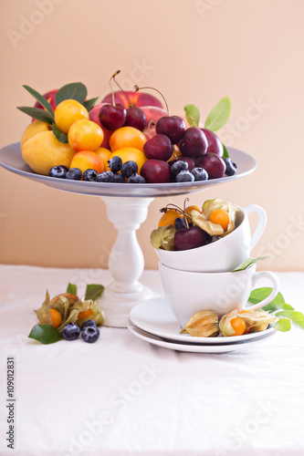 Summer fruits on the table