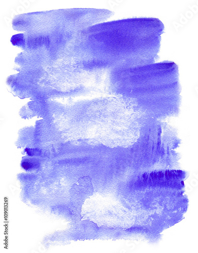 Watercolor hand-painted in pink wet.