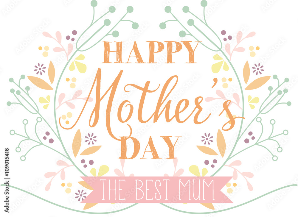 Fototapeta premium Happy Mother's Day