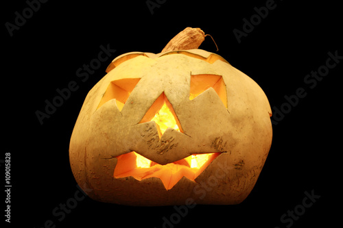 Funny Halloween Pumpkin photo