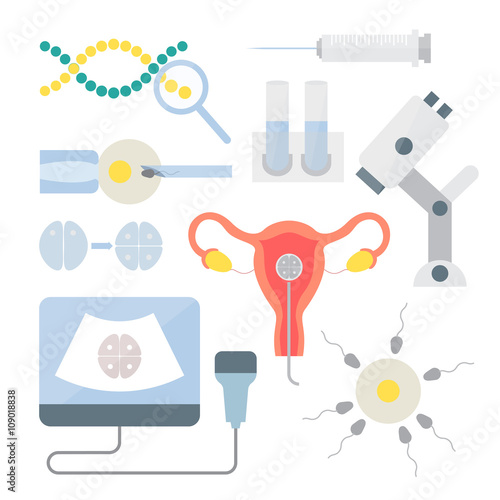In vitro fertilization set.