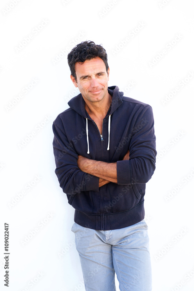 Middle aged casual fashion man