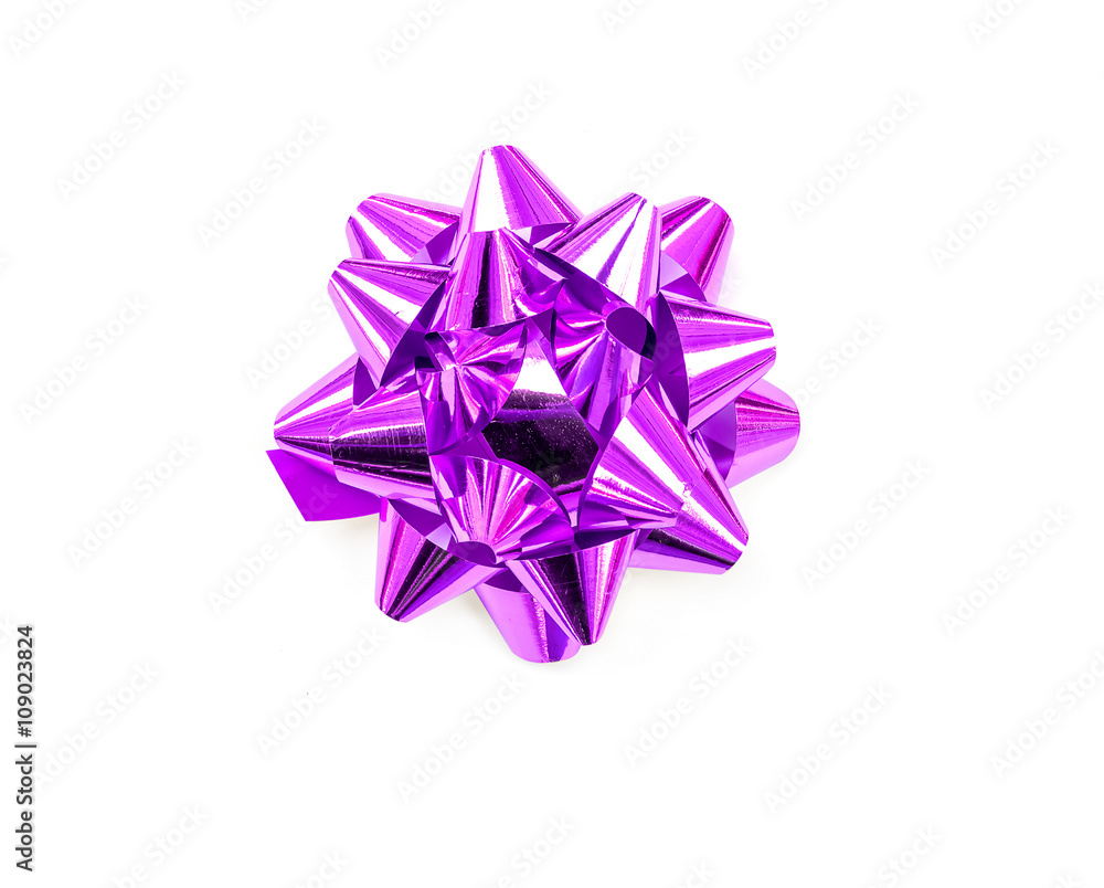 ribbon bow on white background ribbon bow on white background