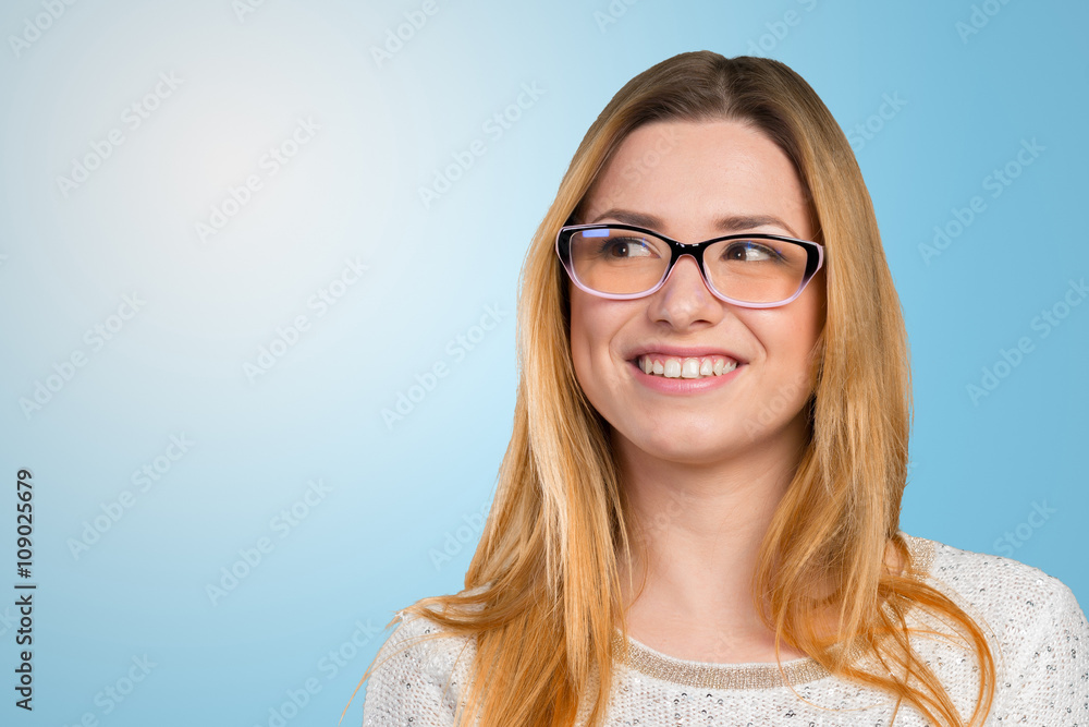 business woman in glasses business woman in glasses