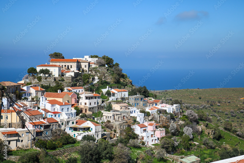 Ioulis, Small Greek village on Kea island