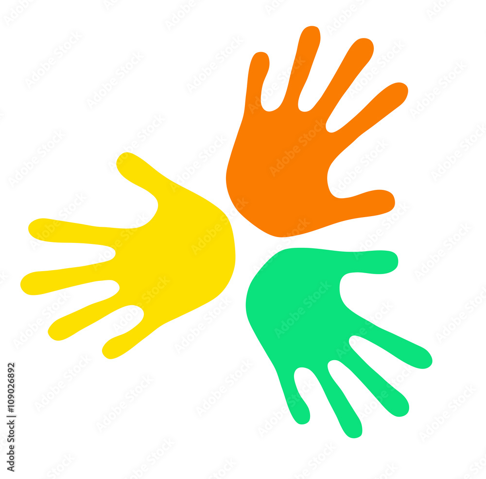 Obraz premium Handabdrücke