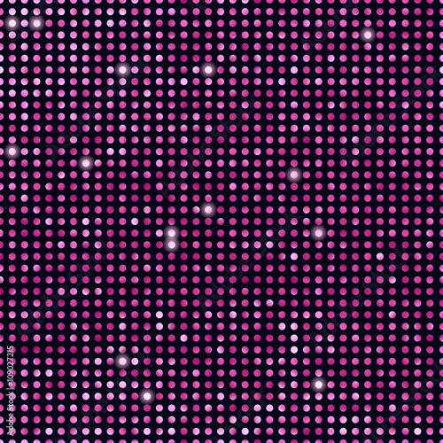 Glowing glitter sequins seamless pattern.