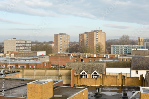 High rise residential building in Bedford, Bedfordshire, England