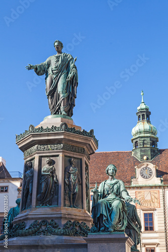 Emperor Franz I of Austria, statue in Vienna