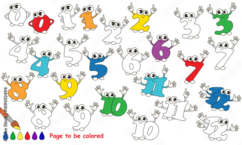 Set of Figures. Page to be colored. Set of Figures. Page to be colored.