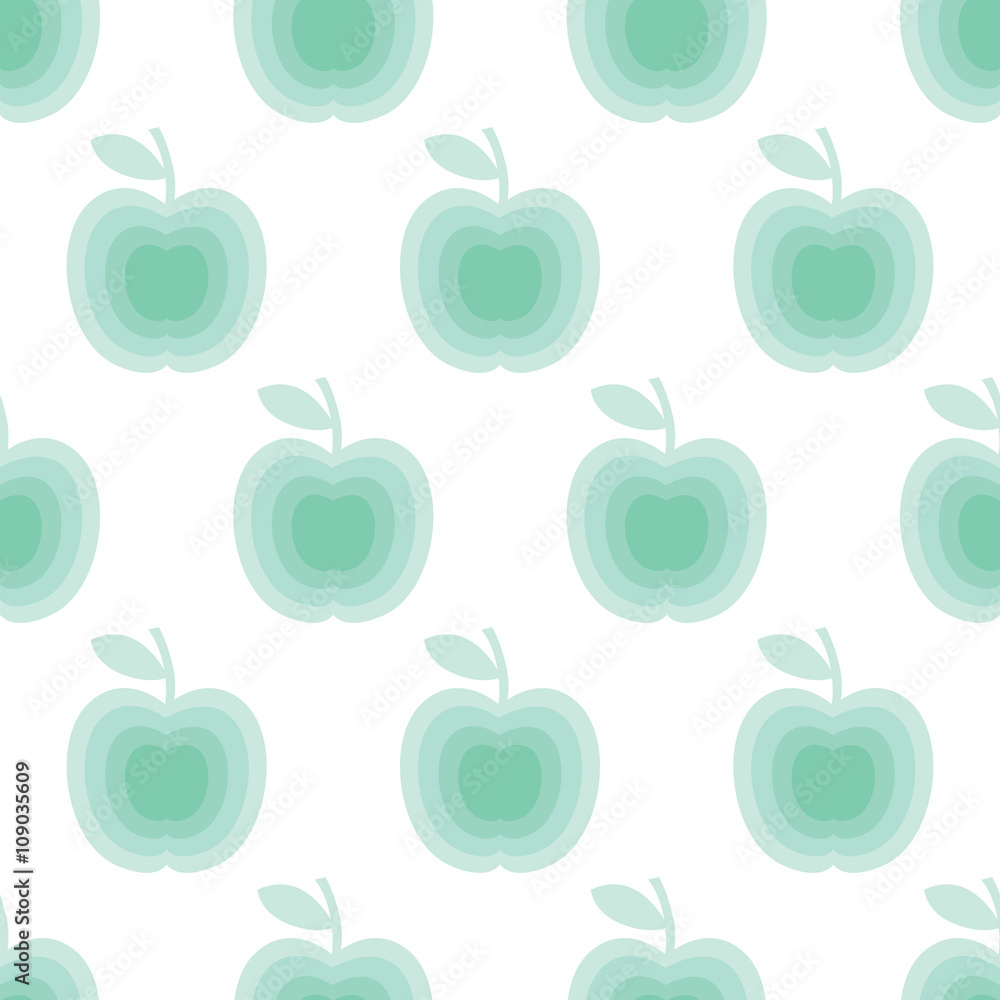Apples seamles pattern Apples seamles pattern