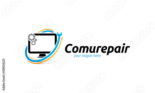 Computer Repair Logo