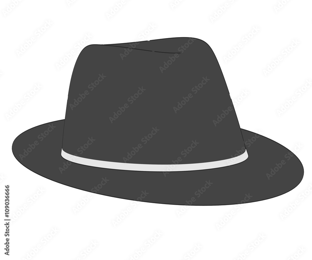 2d cartoon illustration of hat 2d cartoon illustration of hat