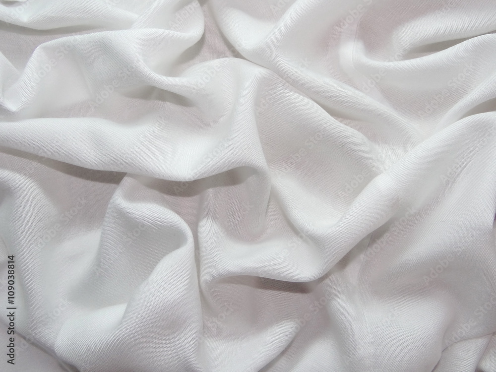 Obraz premium белая ткань в складку