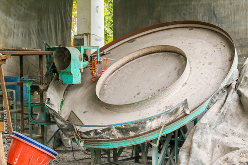 The fertilizer or manure machine. © Phongsak
