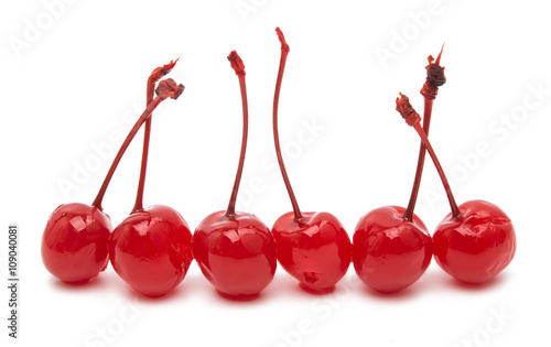 Fotografie maraschino cherry isolated