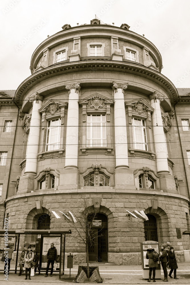 North Facade of Poznan University of Medical Sciences Entrance