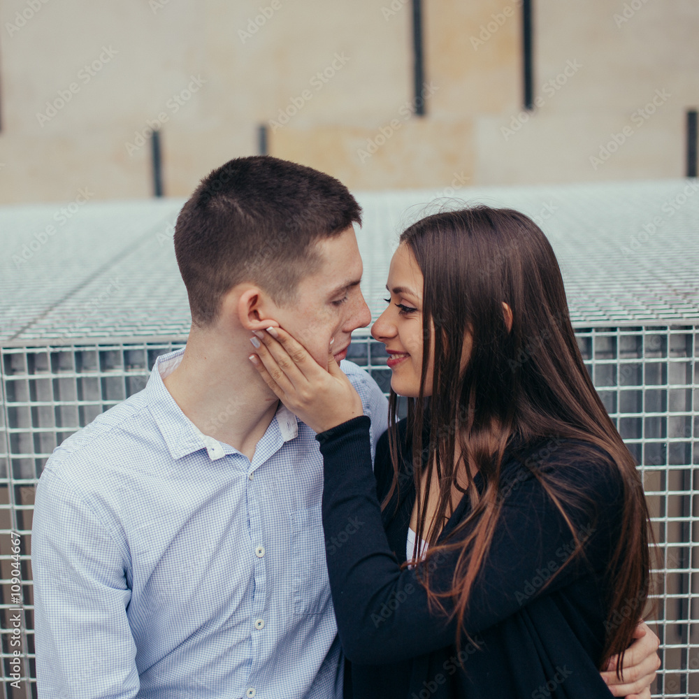 Lovely couple sitting in the park background Lovely couple sitting in the park background
