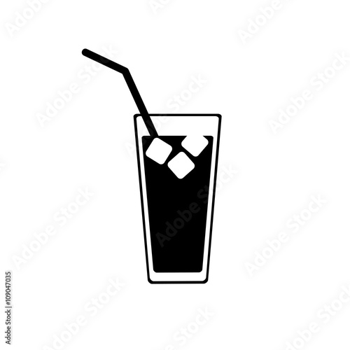 Cold drink simple icon