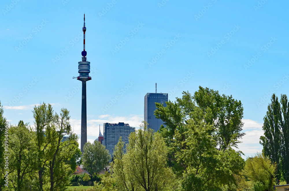 Naklejka premium donauturm in wien