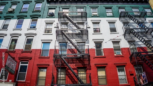 Fotografie New York, USA - Circa March 2016 - visiting little italy