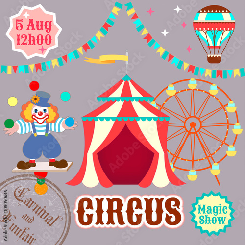 Circus Advertising Poster
