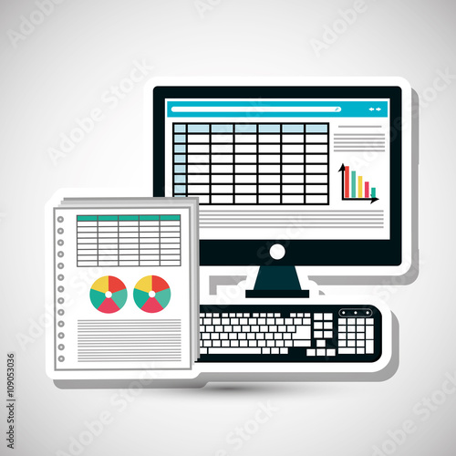 Infographic illustration design, editable vector