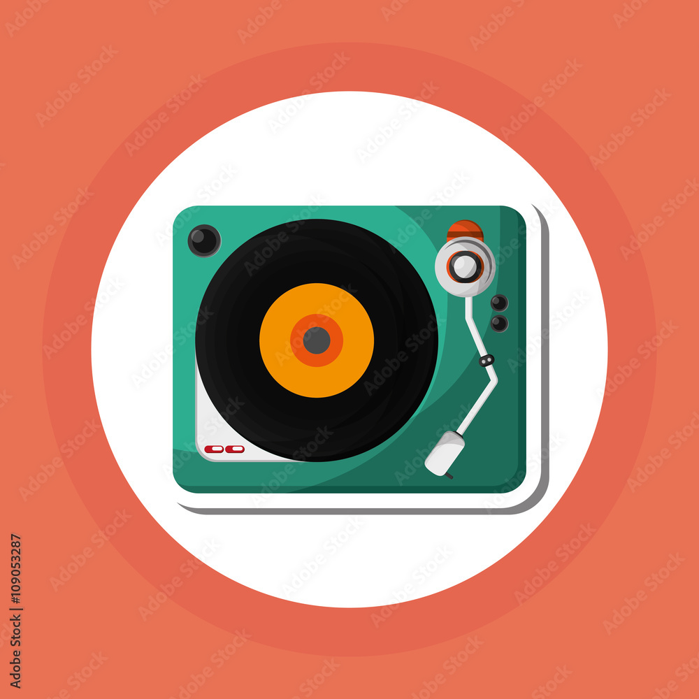 Obraz premium music illustration design, editable vector