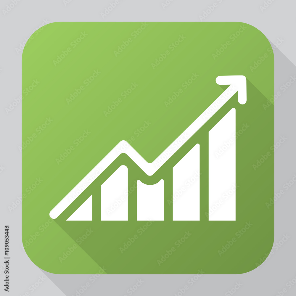 growing graph Icon growing graph Icon