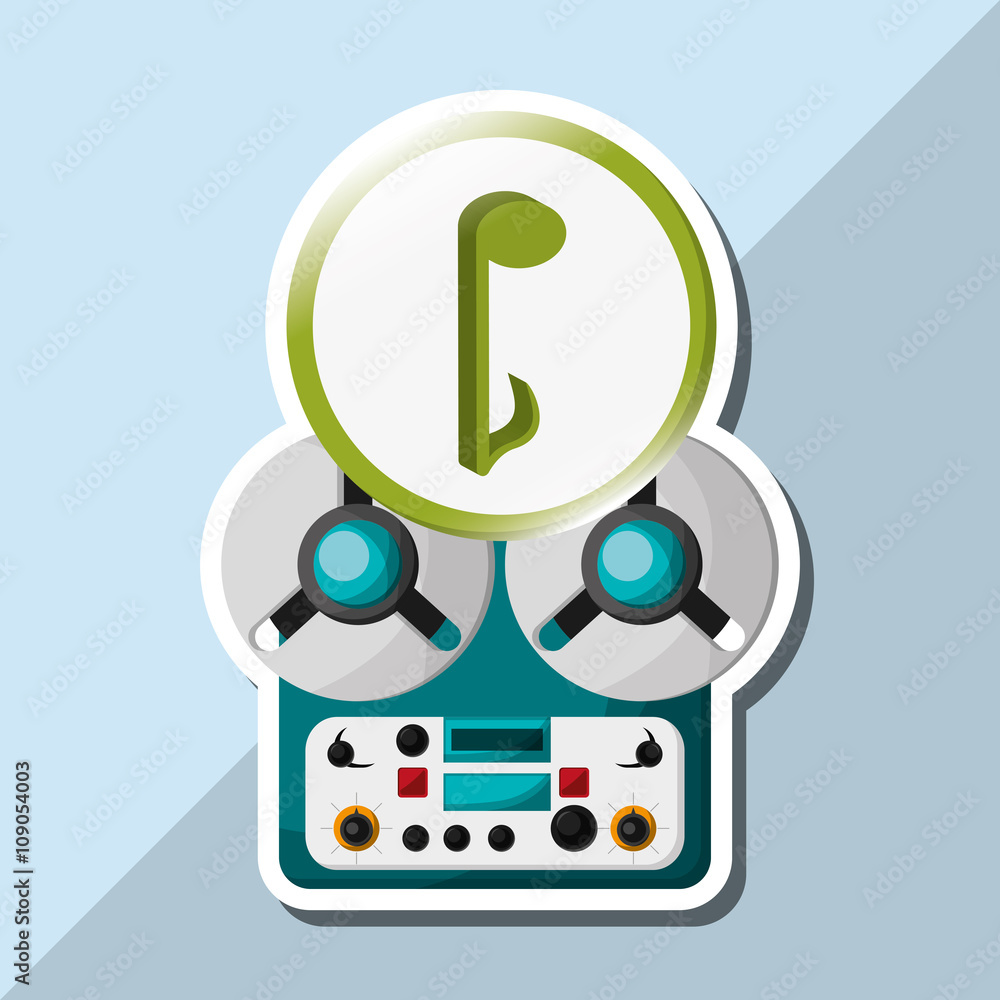 music illustration design, editable vector music illustration design, editable vector