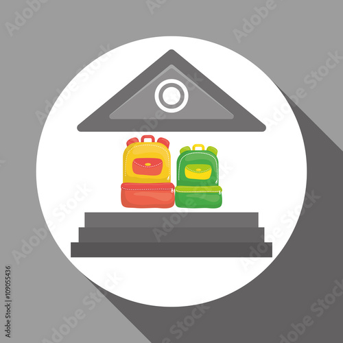 Flat illustration of Back to School design 