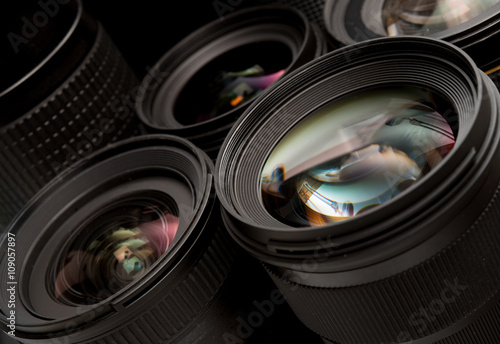 Obraz na plátne Interchangeable camera lenses