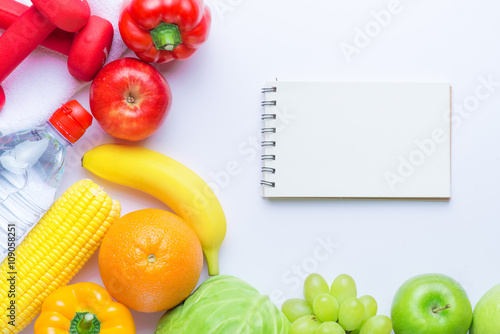 Healthy lifestyle concept, Diet and fitness