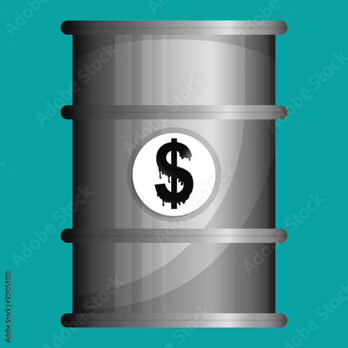 Flat illustration about Oil price, petroleum and gas concepts