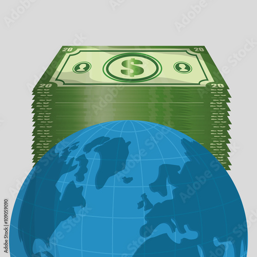 Flat illustration about Oil price, petroleum and gas concepts