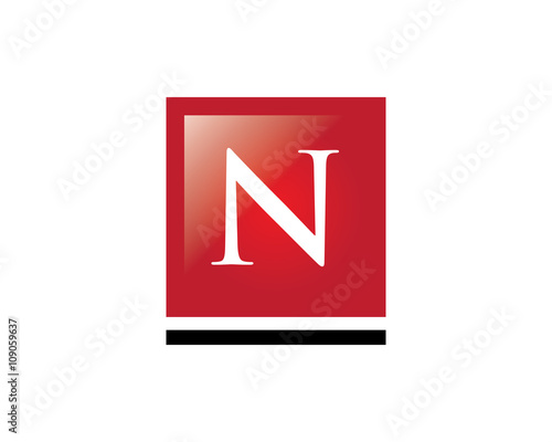 Square Letter N Logo