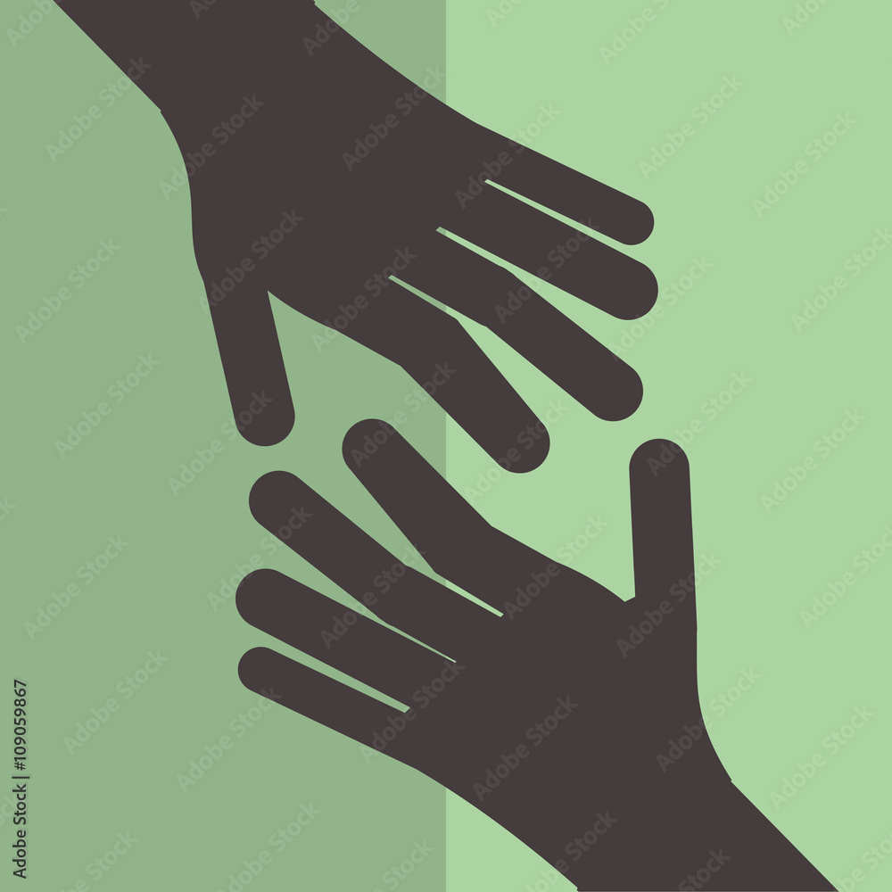 Obraz premium Illustration of help and support, editable vector