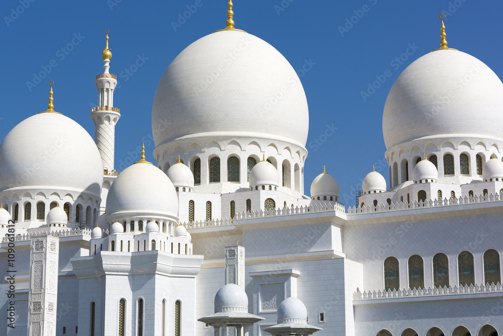 Sheikh Zayed Mosque in Abu Dhabi