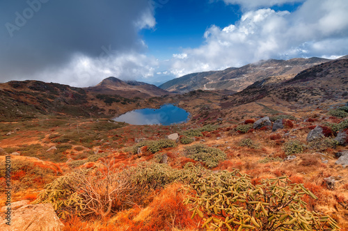 Kalapokhri Lake, Sikkim, Himalayan Mountain Range, Sikkim photo