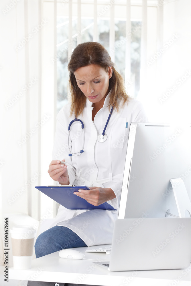 Specialist at exam room Specialist at exam room