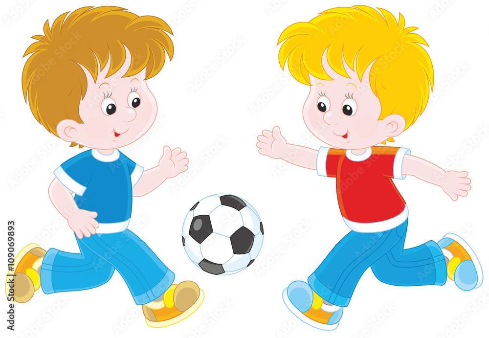 Little football players