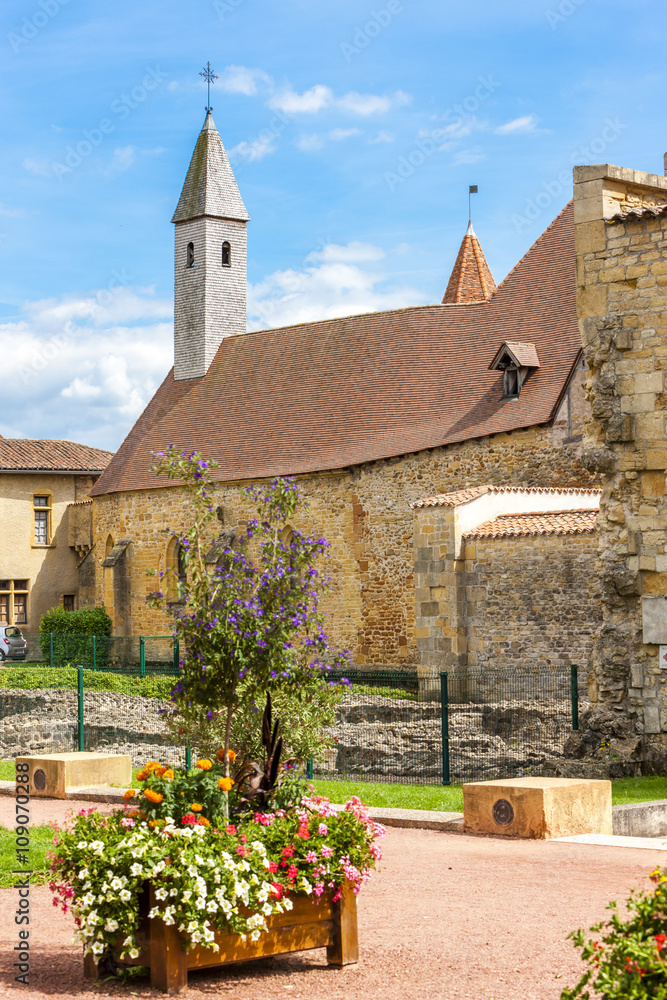 Charlieu abbey, Department Loire, Rhone-Alpes, France
