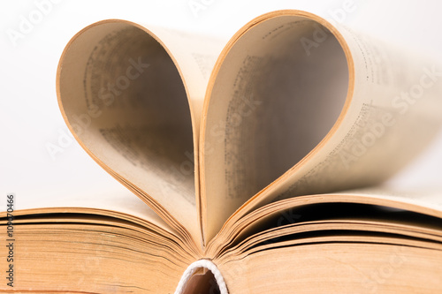 Heart / old book with heart