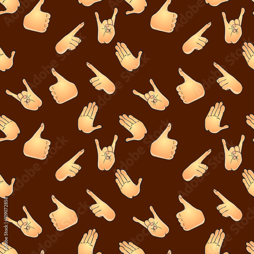 Hand gestures pattern