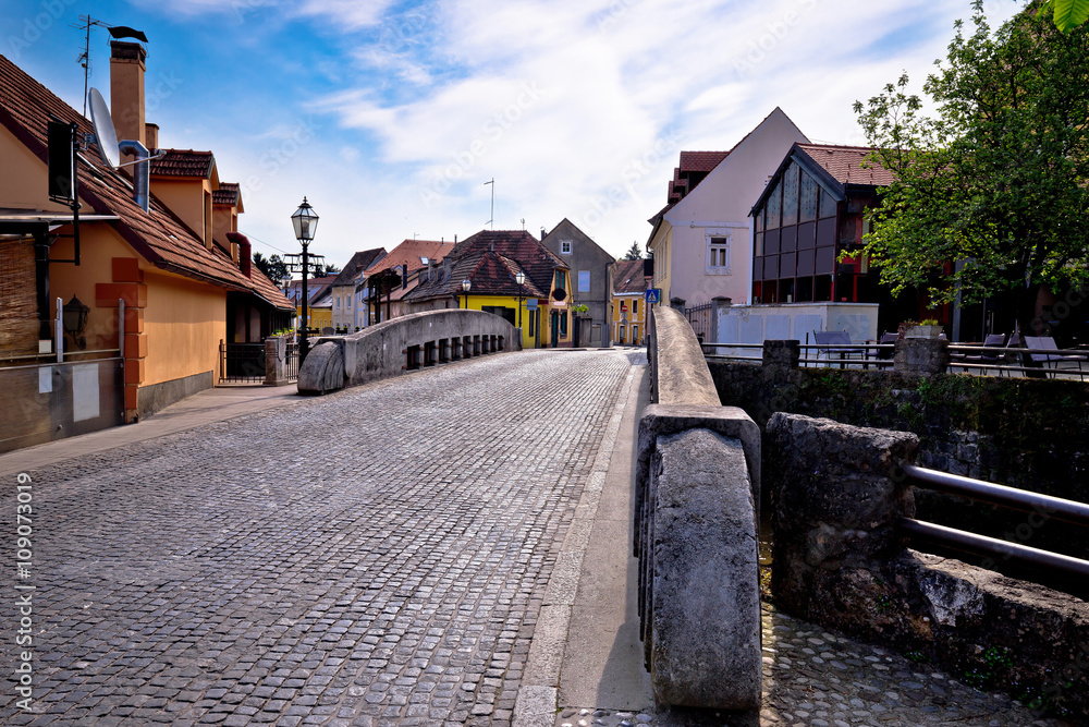 Streets of old Samobor town