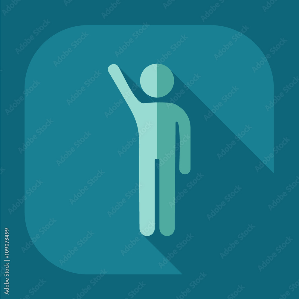 stick figure of human silhouette