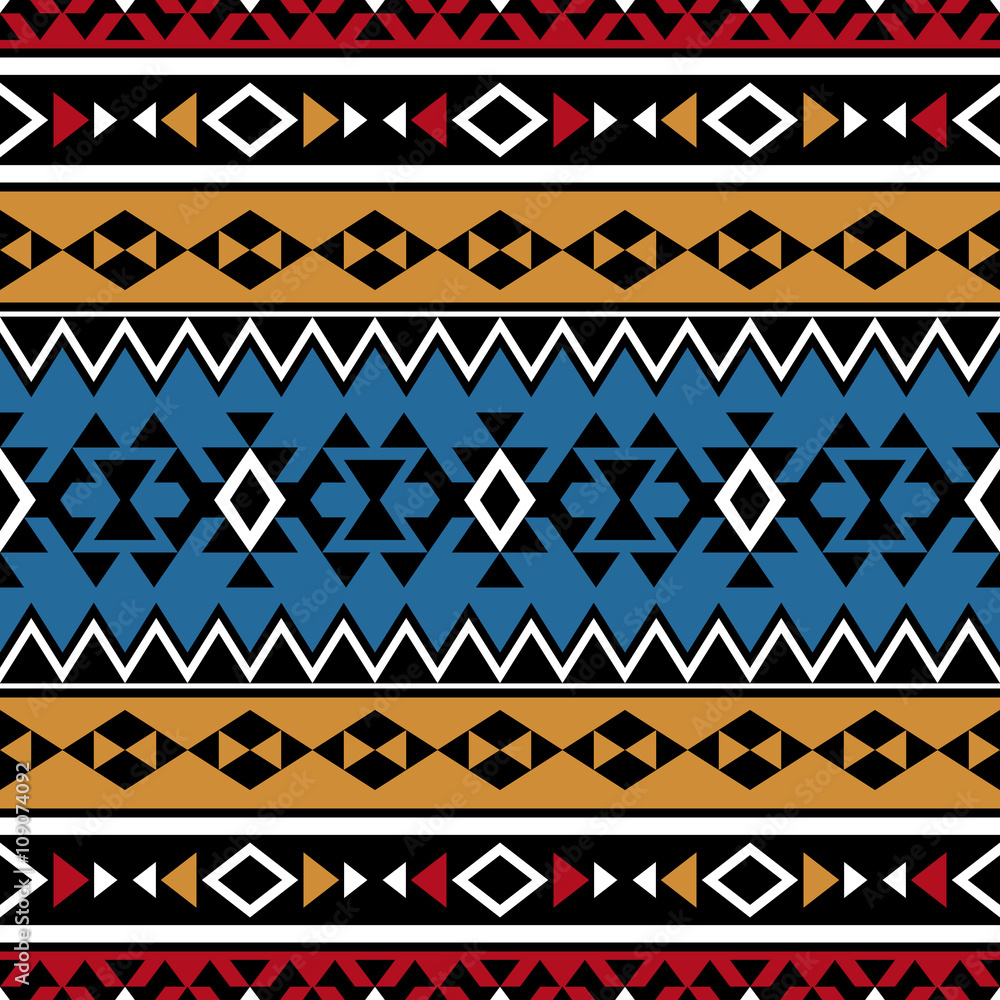 Seamless aztec pattern